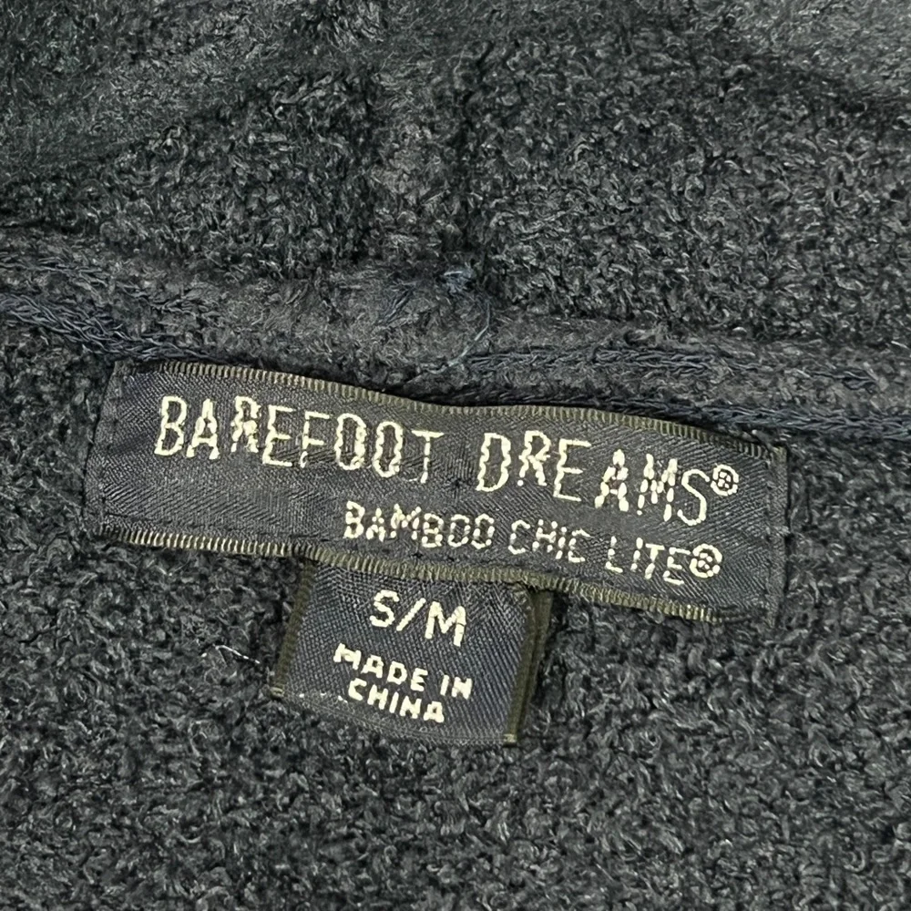 Barefoot Dreams Bamboo Chic Lite Cardigan - S/M - navy blue open cozy waterfall - Picture 6 of 8